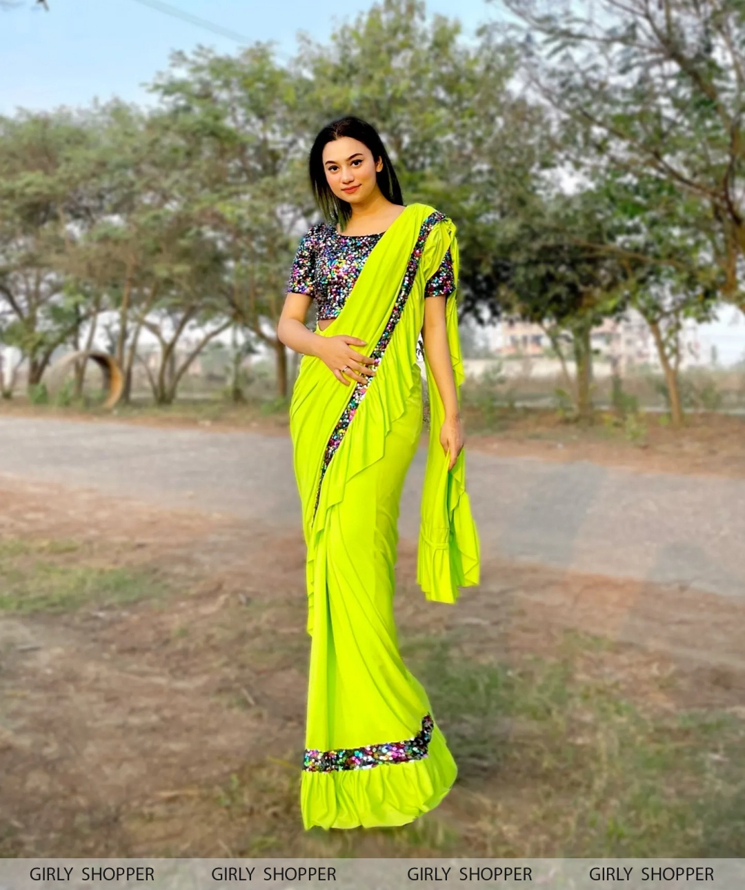 Stretchable Ready To Wear Saree